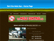 Tablet Screenshot of bertthemoleman.com